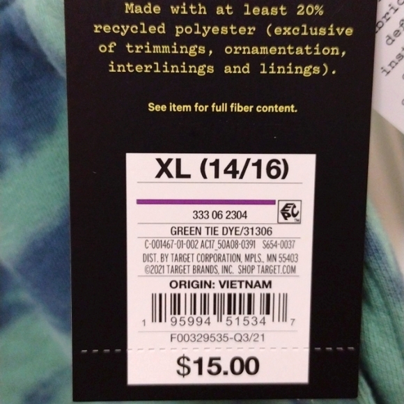 NWT Kids' Fleece Jogger Pants - Art Class - XL(14/16) - Picture 5 of 6